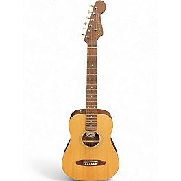 Used Fender Redondo Mini Natural Acoustic Guitar
