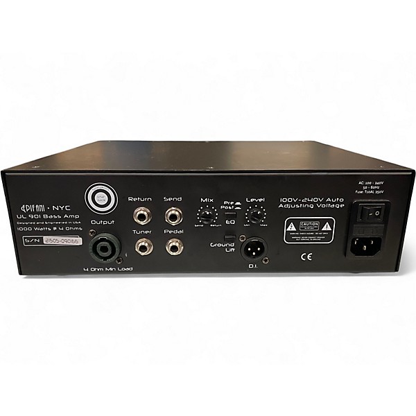 Used Epifani UL901  Bass Amp Head