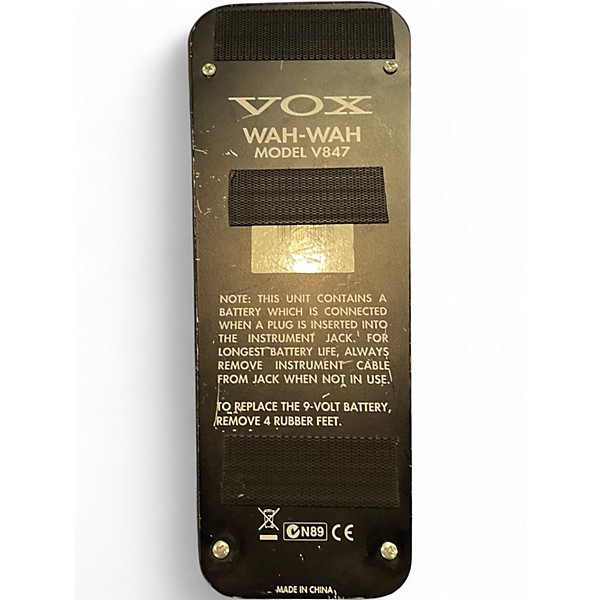 ヴァンダレイ Used VOX V847 Reissue Wah Effect Pedal | Guitar Center