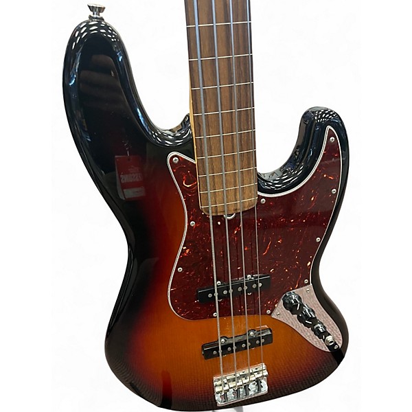 Used Fender American Special Jazz Bass fretless Sunburst Electric Bass Guitar