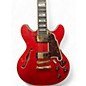 Used D'Angelico EXCEL MINI DC Candy Apple Red Hollow Body Electric Guitar
