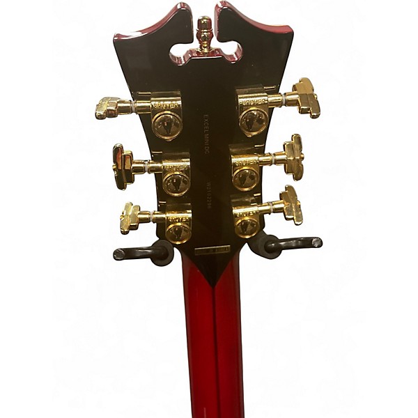 Used D'Angelico EXCEL MINI DC Candy Apple Red Hollow Body Electric Guitar