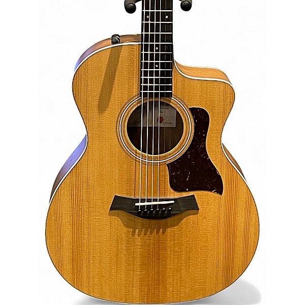 Used Taylor 214CE Natural Acoustic Electric Guitar
