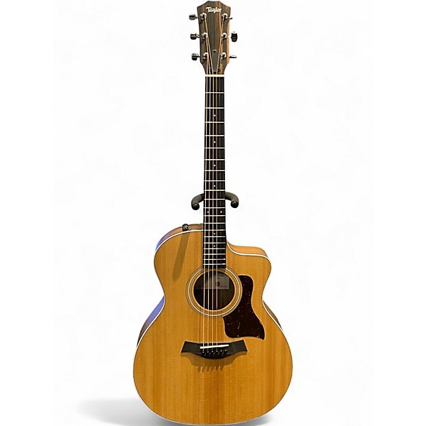 Used Taylor 214CE Natural Acoustic Electric Guitar