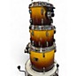 Used Pearl 7 Piece Export Series 7 Piece   Autumn Fade Drum Kit