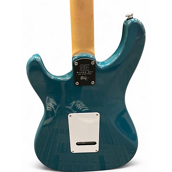 Used PRS SE Silver Sky John Mayer Model nylon blue Solid Body Electric Guitar