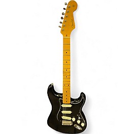 Used Fender Artist Series Eric Johnson Stratocaster Black Solid Body Electric Guitar