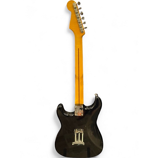 Used Fender Artist Series Eric Johnson Stratocaster Black Solid Body Electric Guitar