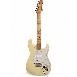 Used Fender Standard Stratocaster Olympic White Solid Body Electric Guitar