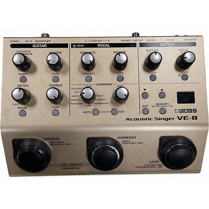 BOSS VE-8 Acoustic Singer マルチエフェクター Amazon.com: Boss VE-8 Acoustic Singer