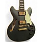 Used D'Angelico Deluxe Mini DC  Matte Charcoal Hollow Body Electric Guitar