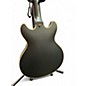 Used D'Angelico Deluxe Mini DC  Matte Charcoal Hollow Body Electric Guitar