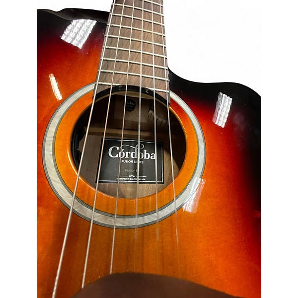 Used Cordoba FUSION 5 EMBER BURST Classical Acoustic Electric Guitar