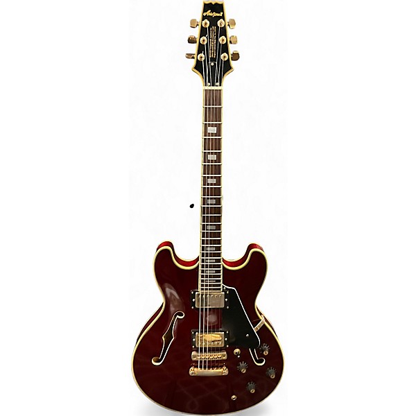 Used Aria PRO II TA-60 Trans Red Hollow Body Electric Guitar