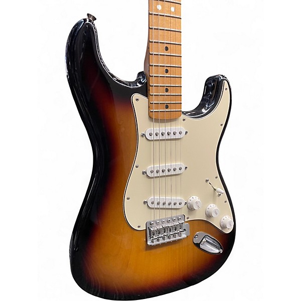 Used Fender Standard Stratocaster Tobacco Sunburst Solid Body Electric Guitar