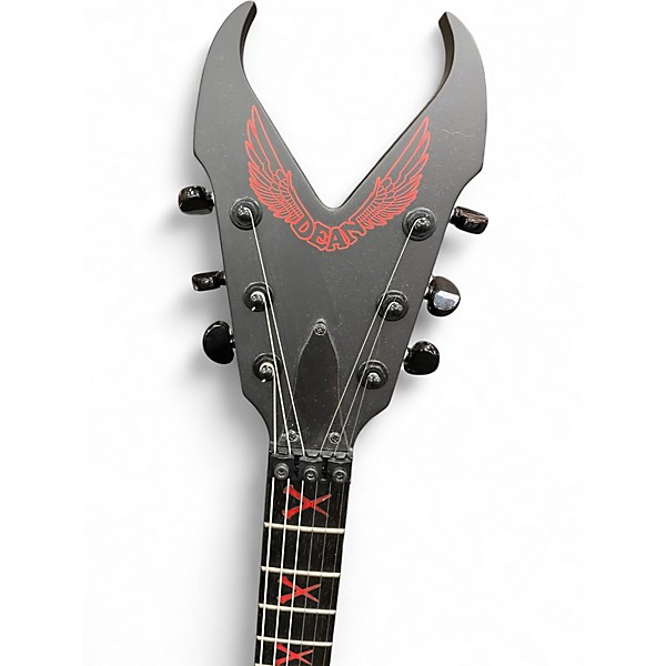 Used Dean kerry king Satin Black Solid Body Electric Guitar