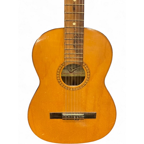 Vintage 1966 Giannini 901 Natural Classical Acoustic Guitar