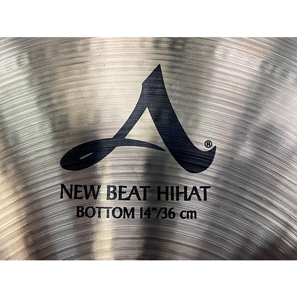 Used Zildjian 14in New Beat Hi Hat Pair Cymbal