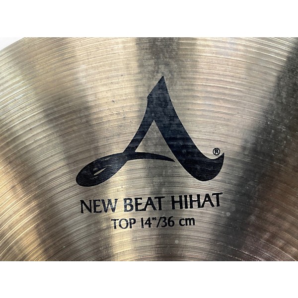 Used Zildjian 14in New Beat Hi Hat Pair Cymbal