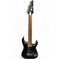 Used Ibanez rga7 Black Solid Body Electric Guitar