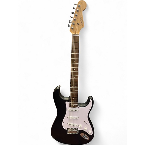 Used Squier DEBUT SERIES Satin Black Solid Body Electric Guitar