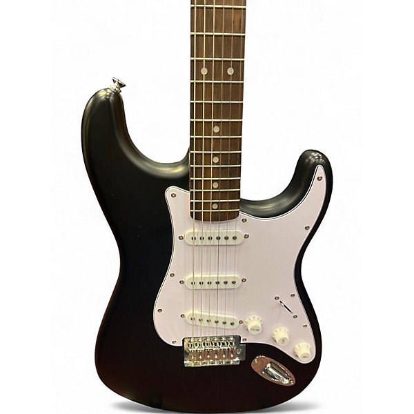 Used Squier DEBUT SERIES Satin Black Solid Body Electric Guitar