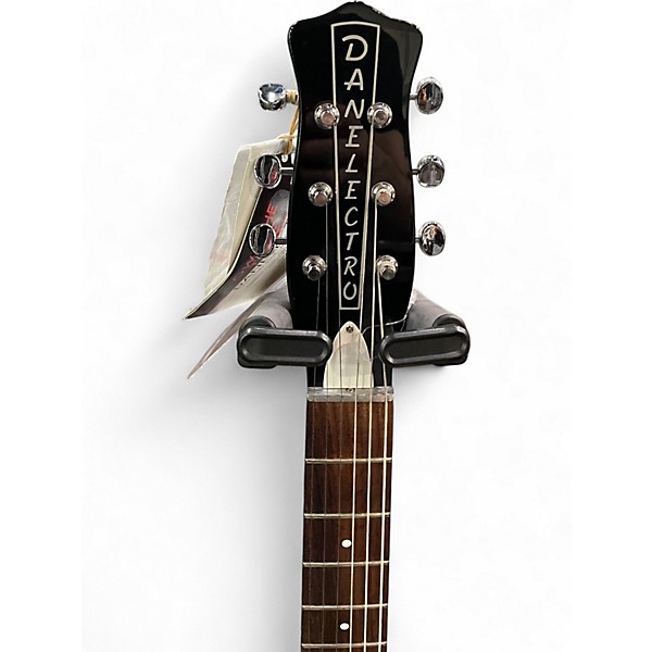 Used Danlectro DC59M Black Solid Body Electric Guitar