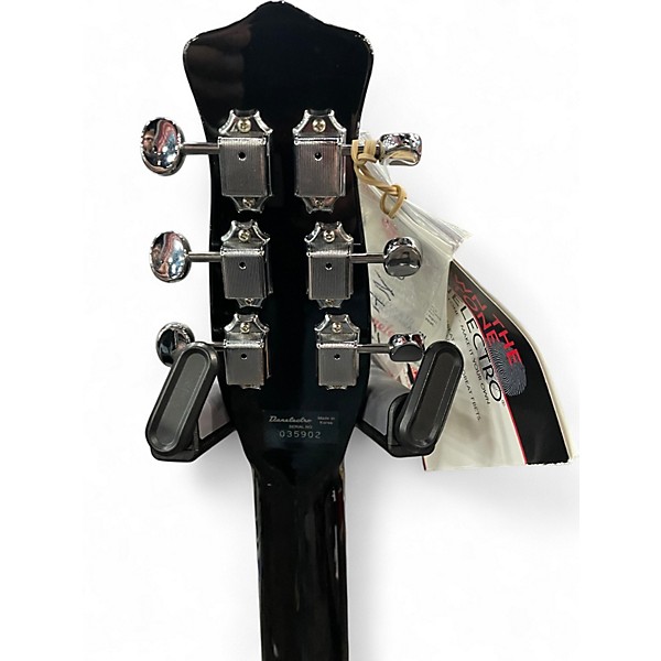 Used Danlectro DC59M Black Solid Body Electric Guitar