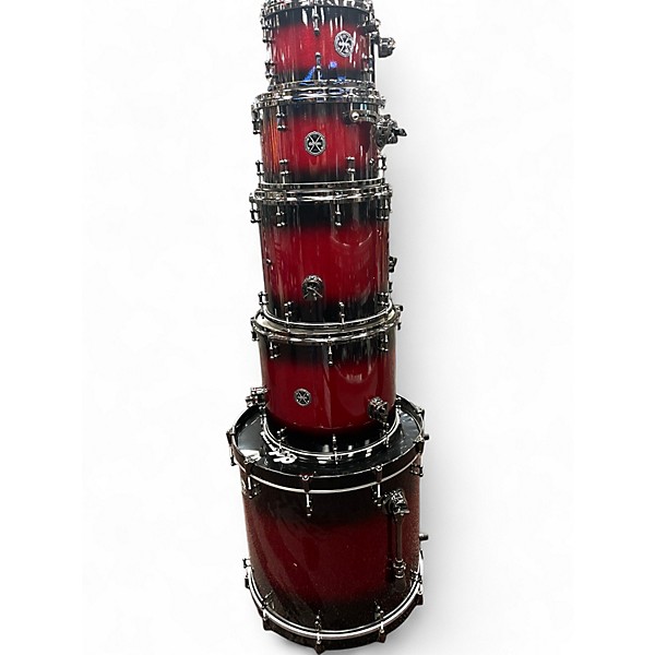 Used ddrum 5 Piece 10TH ANNIVERSARY LIMITED EDITION SHELL PACK RED BURST Drum Kit