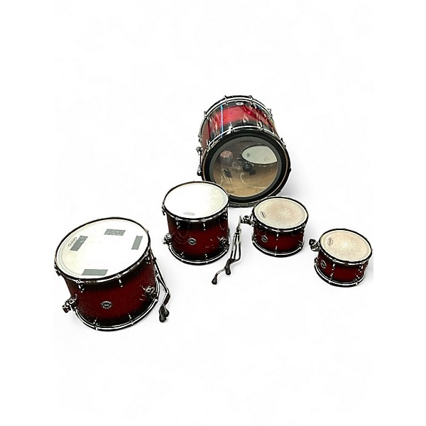 Used ddrum 5 Piece 10TH ANNIVERSARY LIMITED EDITION SHELL PACK RED BURST Drum Kit