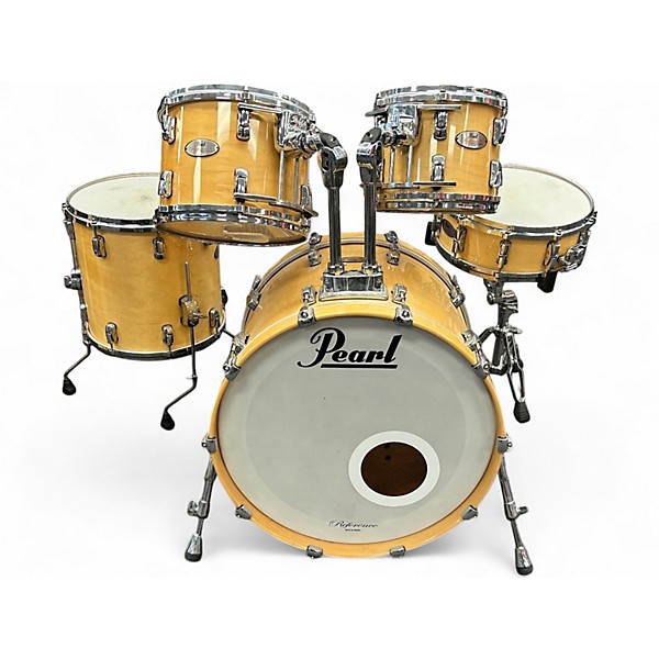Used Pearl 5 Piece Reference Series Natural Drum Kit