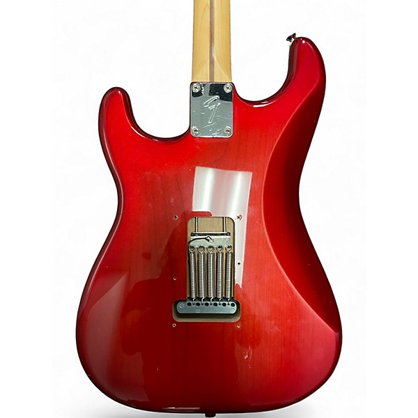 Used Fender Limited Edition Player Stratocaster HSS Candy Apple Red Solid Body Electric Guitar