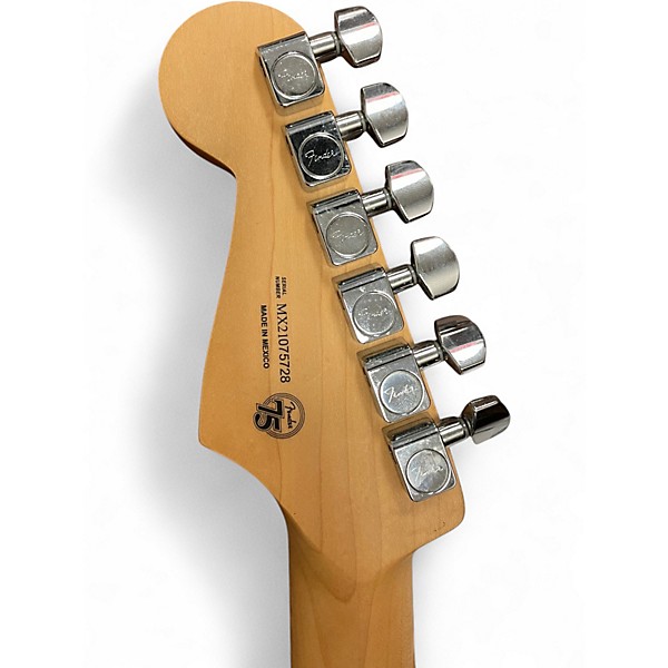 Used Fender Limited Edition Player Stratocaster HSS Candy Apple Red Solid Body Electric Guitar