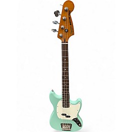 Used Squier Classic Vibe 60s Mustang Bass Blue Electric Bass Guitar