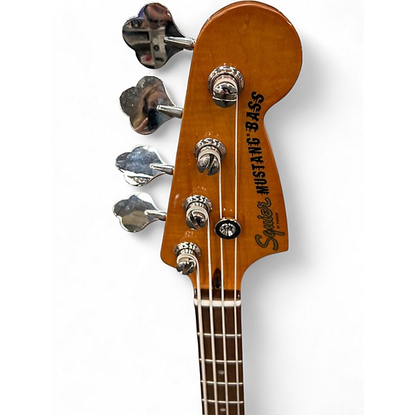 Used Squier Classic Vibe 60s Mustang Bass Blue Electric Bass Guitar