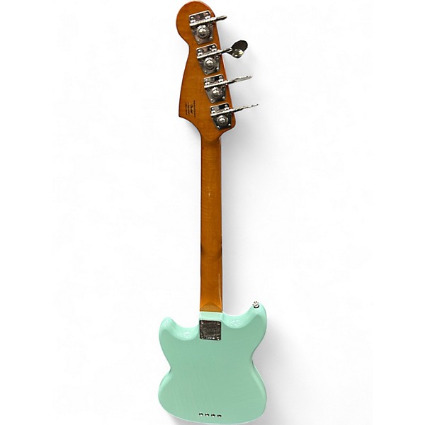 Used Squier Classic Vibe 60s Mustang Bass Blue Electric Bass Guitar