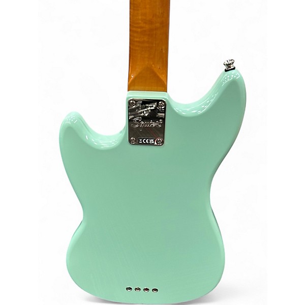 Used Squier Classic Vibe 60s Mustang Bass Blue Electric Bass Guitar