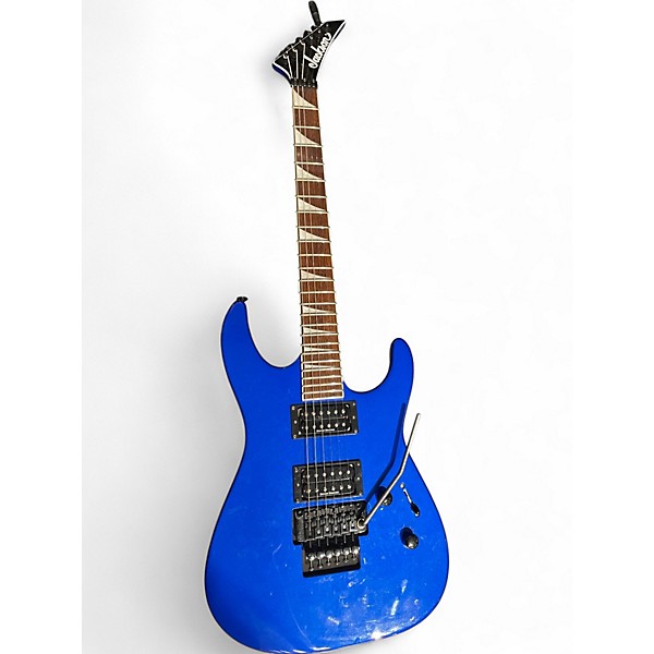 Used Jackson SLX Soloist Lightning Blue Solid Body Electric Guitar