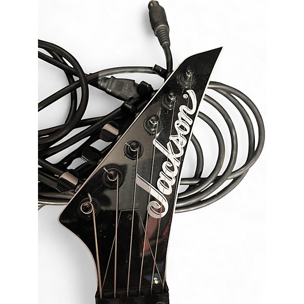 Used Jackson SLX Soloist Lightning Blue Solid Body Electric Guitar