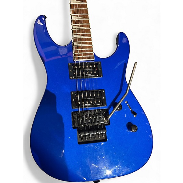 Used Jackson SLX Soloist Lightning Blue Solid Body Electric Guitar