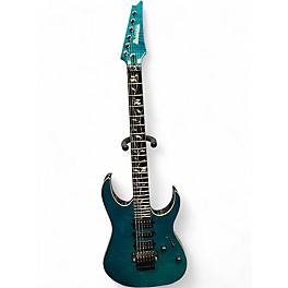 Used Ibanez rg8570z Blue Solid Body Electric Guitar