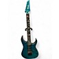 Used Ibanez rg8570z Blue Solid Body Electric Guitar thumbnail