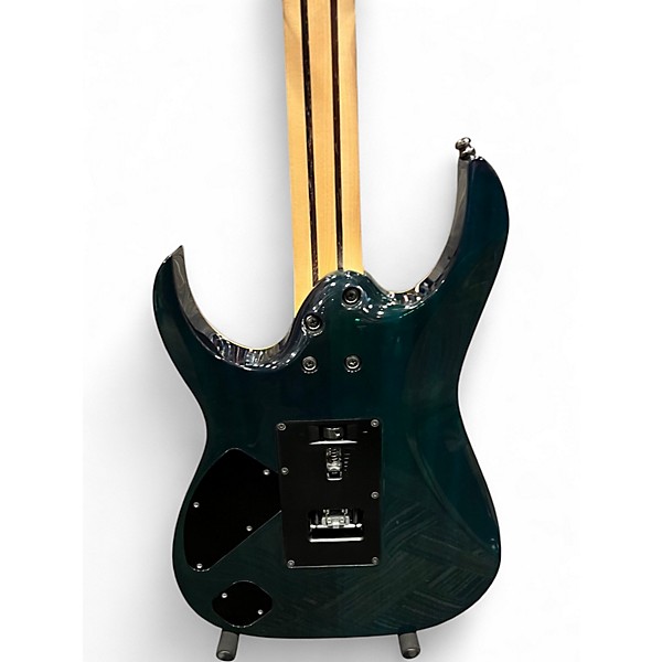 Used Ibanez rg8570z Blue Solid Body Electric Guitar