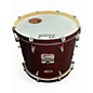 Used Pearl 4 Piece Export Crimson Sparkle Drum Kit