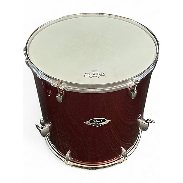 Used Pearl 4 Piece Export Crimson Sparkle Drum Kit