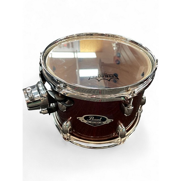 Used Pearl 4 Piece Export Crimson Sparkle Drum Kit