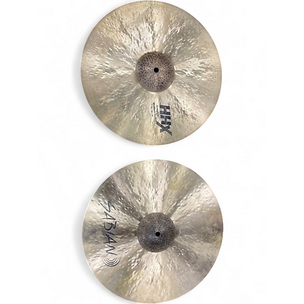 Used SABIAN 15in HHX COMPLEX HI HAT PAIR Cymbal