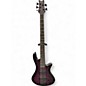 Used Schecter STUDIO 5 Trans Purple Electric Bass Guitar thumbnail