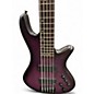 Used Schecter STUDIO 5 Trans Purple Electric Bass Guitar