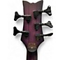 Used Schecter STUDIO 5 Trans Purple Electric Bass Guitar